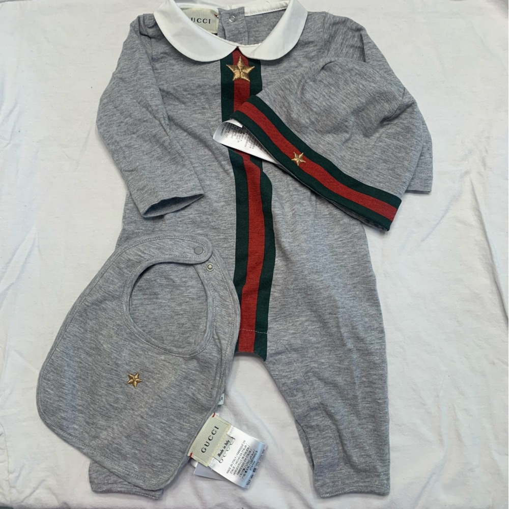 Gucci Baby 3 Piece Set. Size: 3-6 months